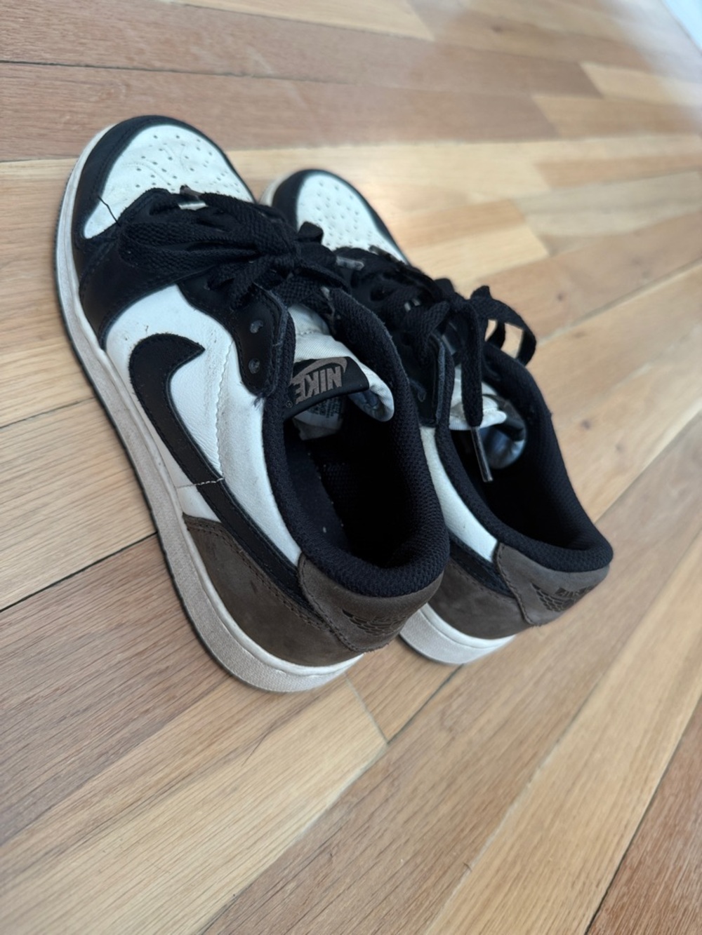 Nike Jordan Kids Black and White Low-Top Sneakers